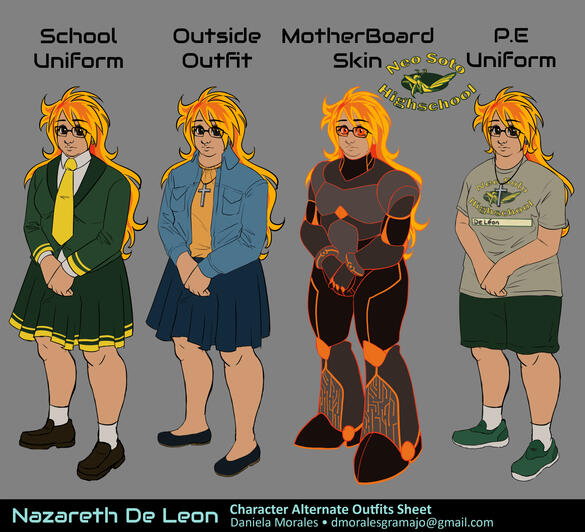 Nazareth De Leon Outfit Sheet